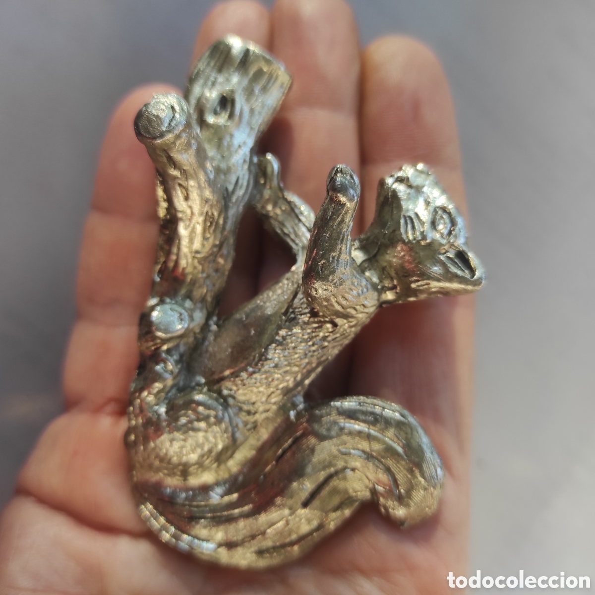 Antig&uuml;edades: Figura Ardilla de Esta&ntilde;o - Foto 5