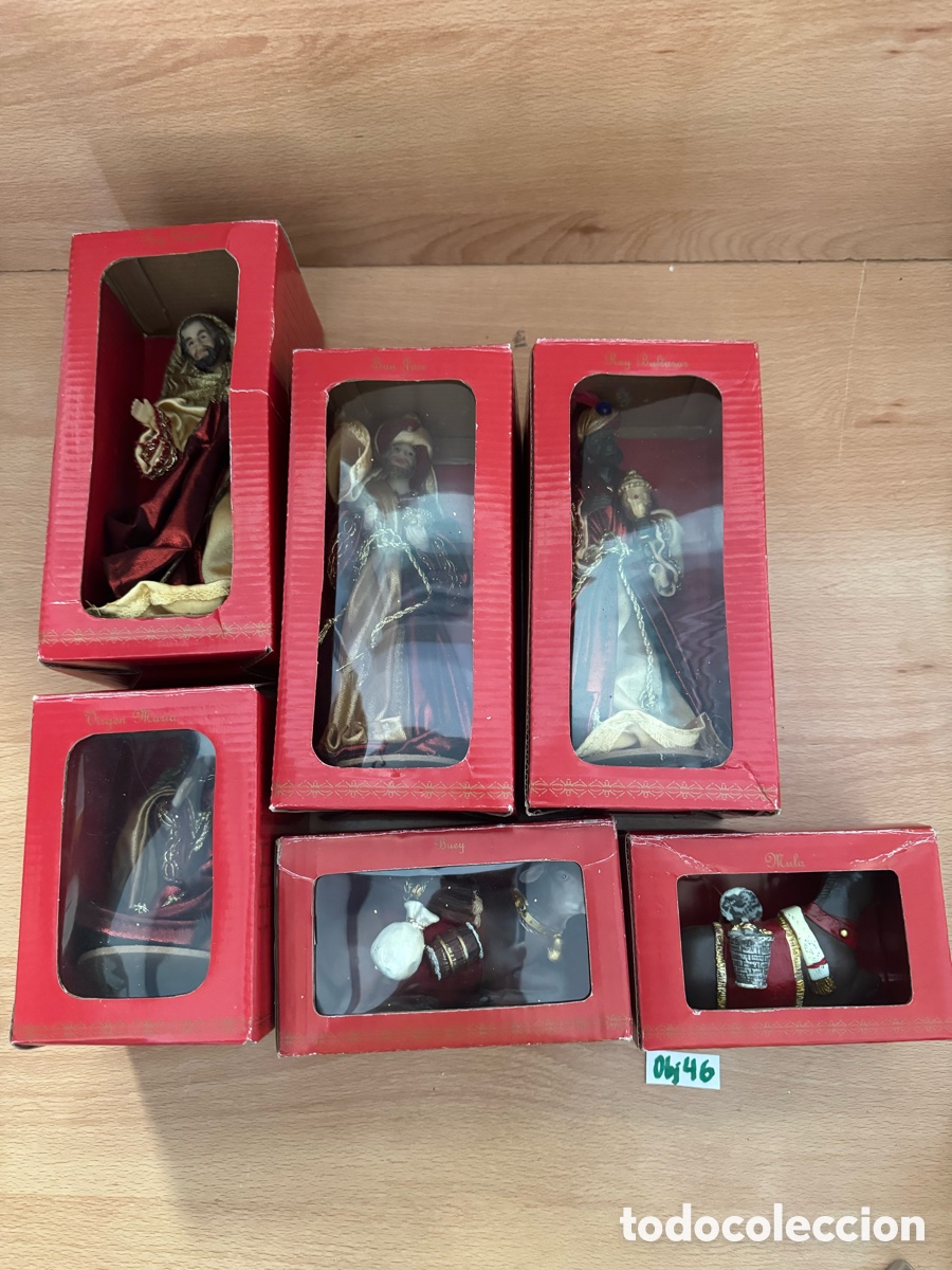Antig&uuml;edades: Lote de figuras Bel&eacute;n - Foto 1