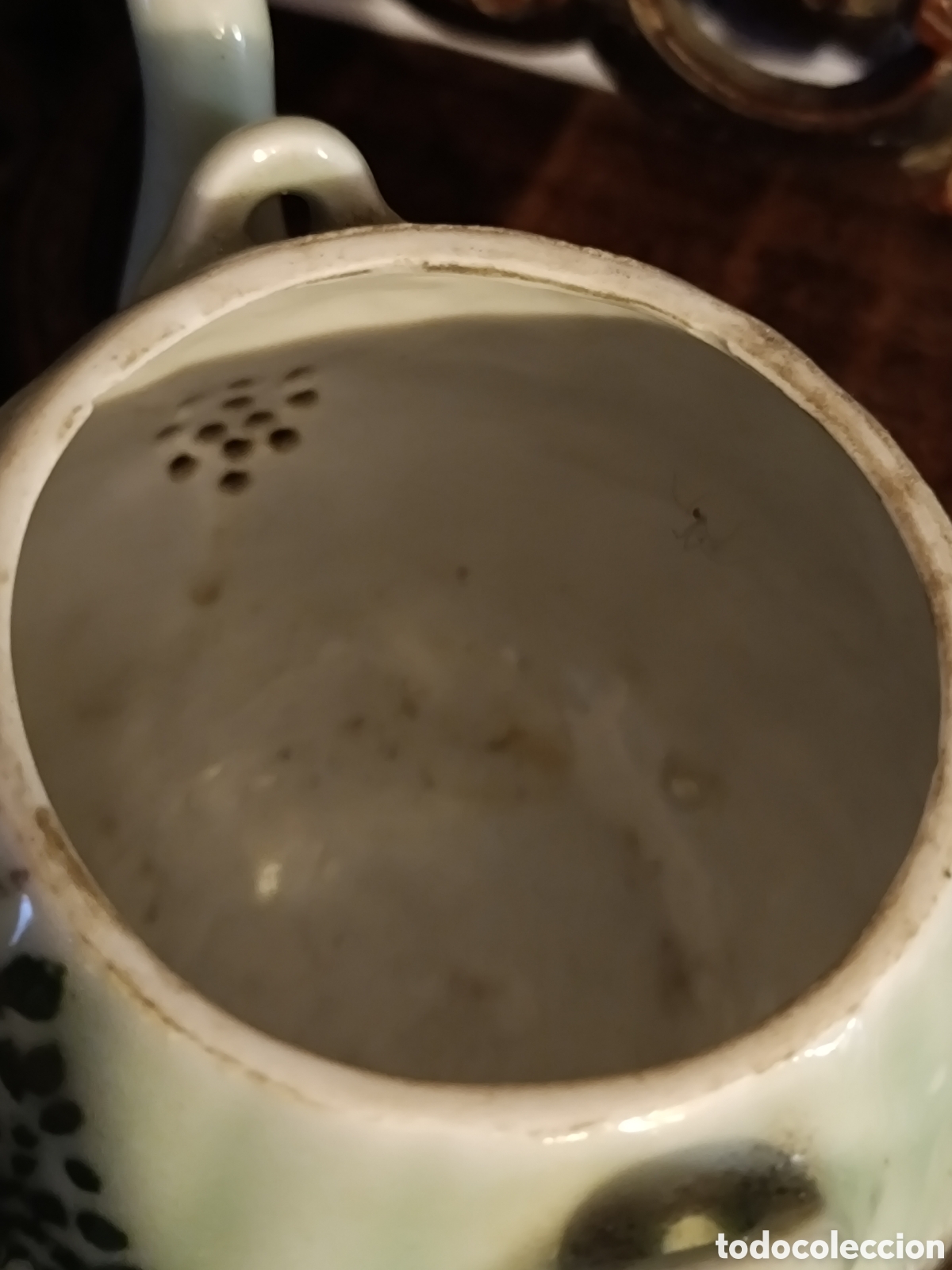 Antig&uuml;edades: Tetera china celadon - Foto 3