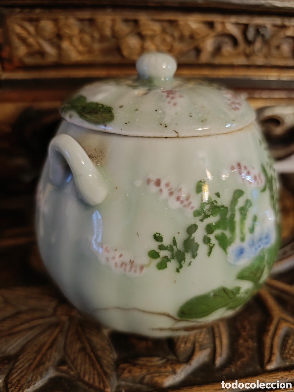 Antig&uuml;edades: Tetera china celadon - Foto 7
