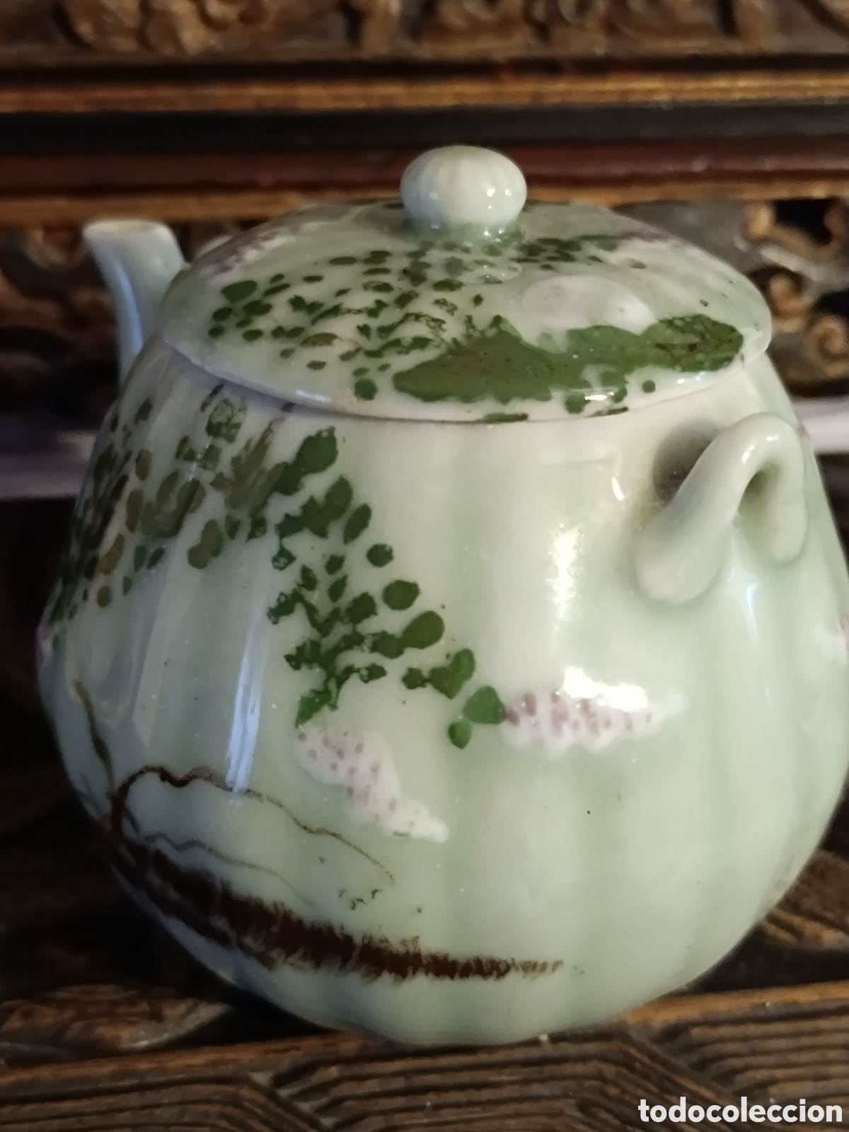 Antig&uuml;edades: Tetera china celadon - Foto 1