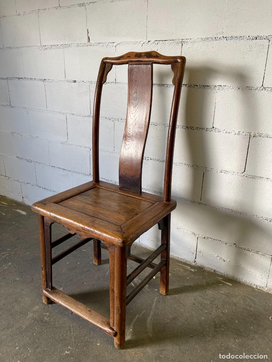Antig&uuml;edades: silla antigua china original - Foto 2