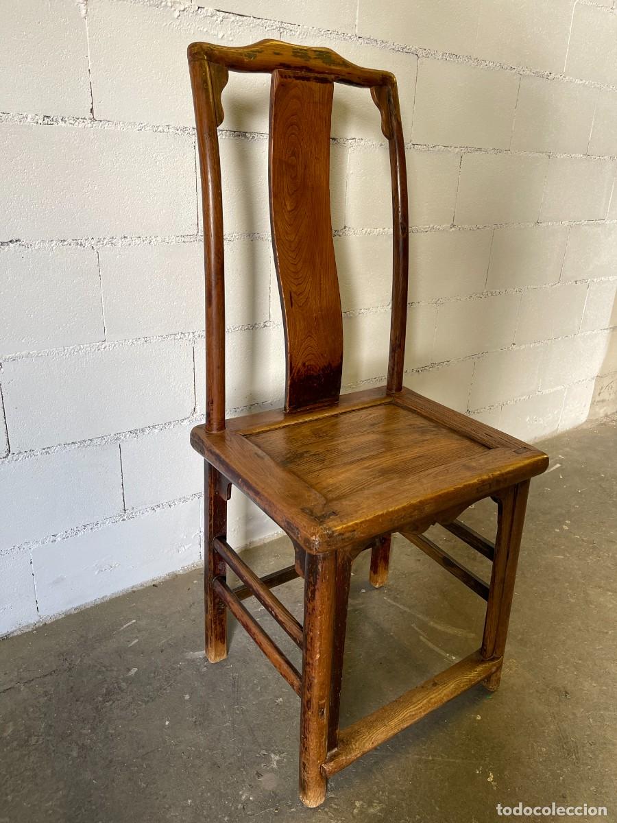 Antig&uuml;edades: silla antigua china original - Foto 3