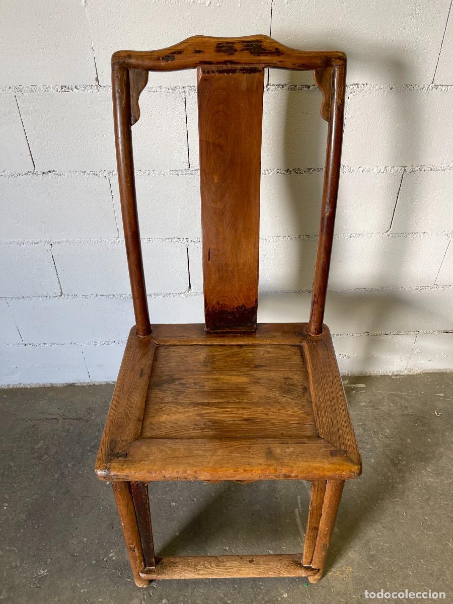 Antig&uuml;edades: silla antigua china original - Foto 4