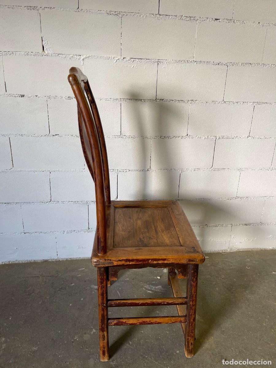 Antig&uuml;edades: silla antigua china original - Foto 5
