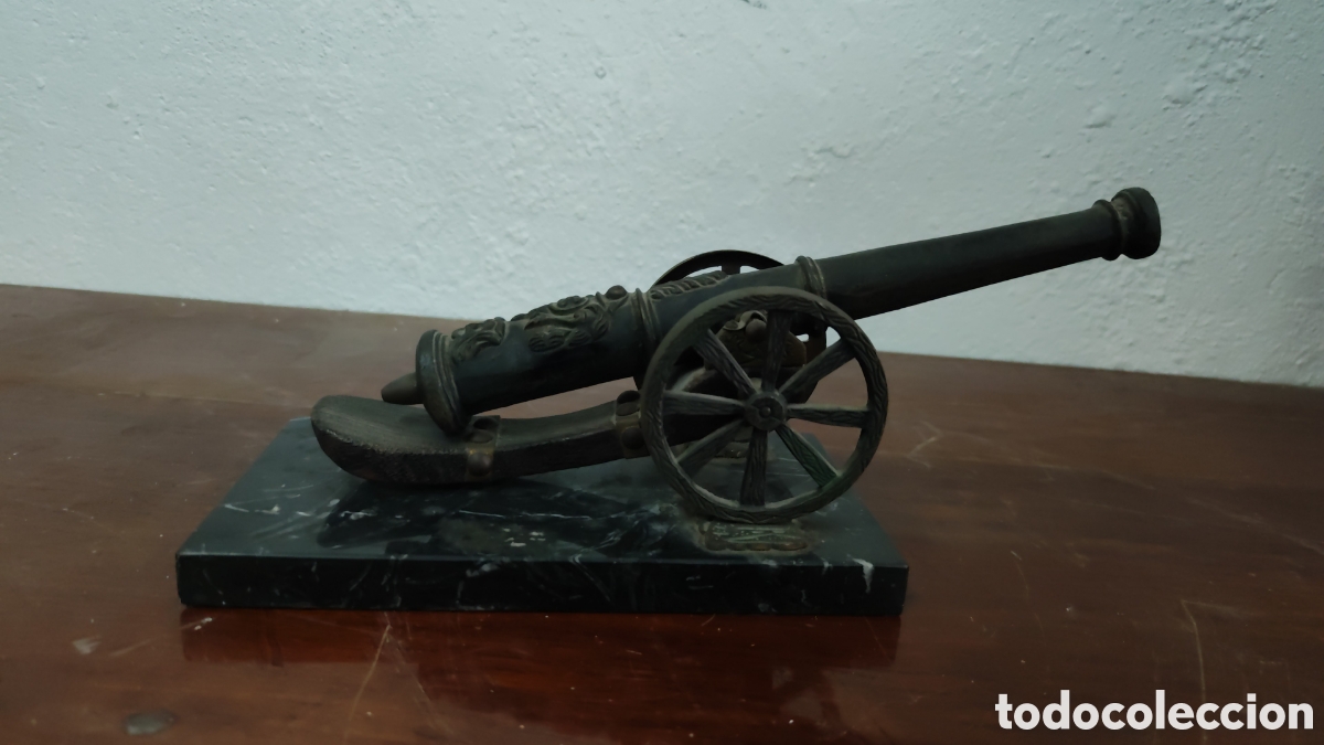Antig&uuml;edades: Replica de ca&ntilde;&oacute;n de bronce - Foto 1
