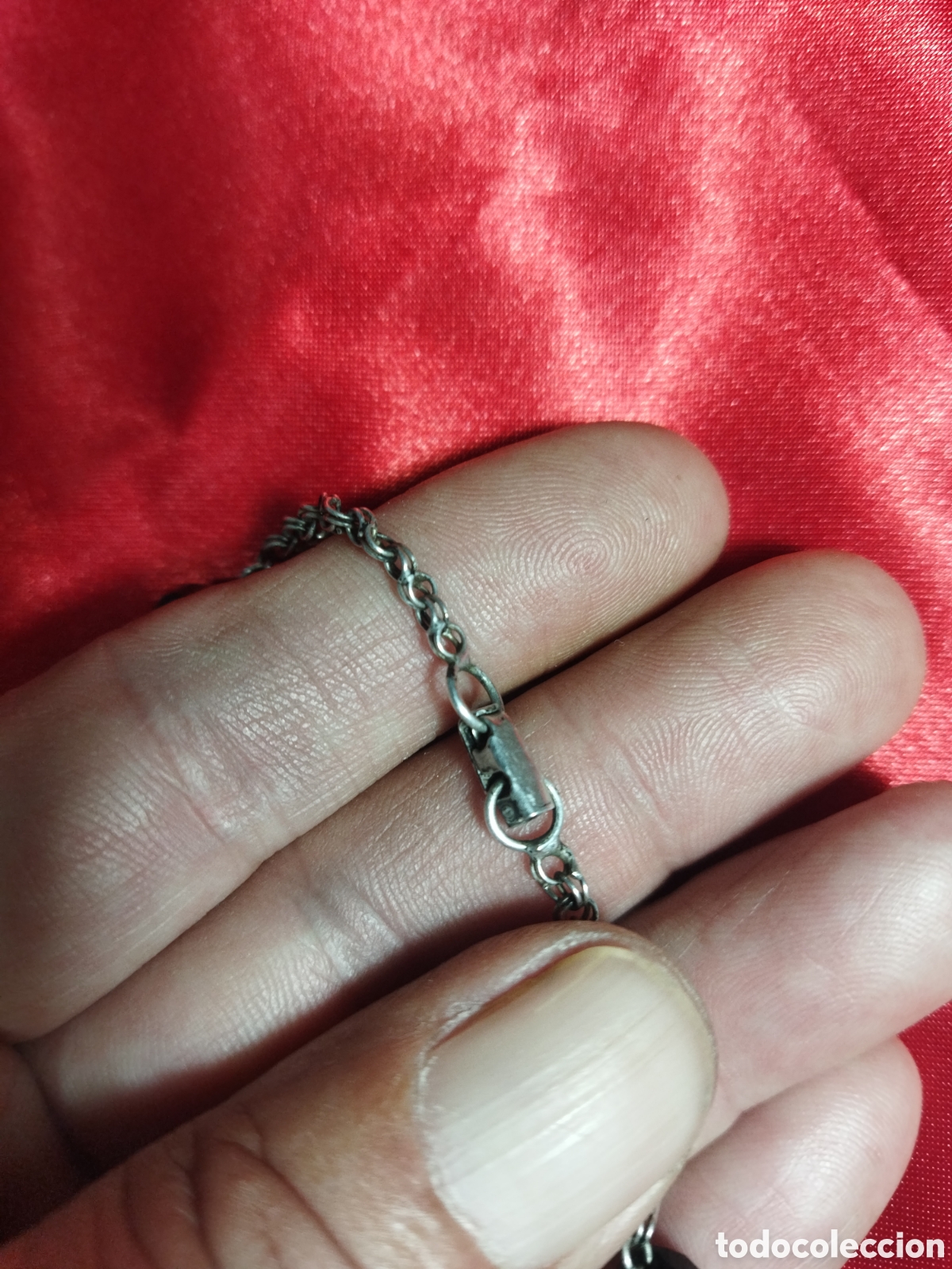 Antig&uuml;edades: Collar antiguo de plata - Foto 2