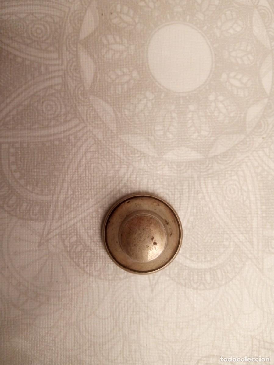 Antig&uuml;edades: Tapon de recipiente de Plata de Ley - Foto 3