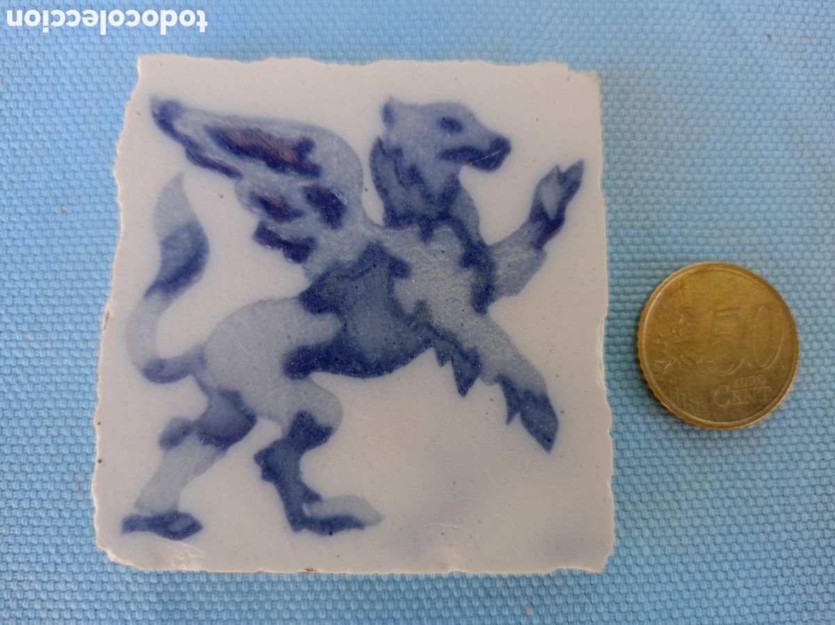Antig&uuml;edades: AZULEJO ALAMBRILLA CER&Aacute;MICA - Foto 1