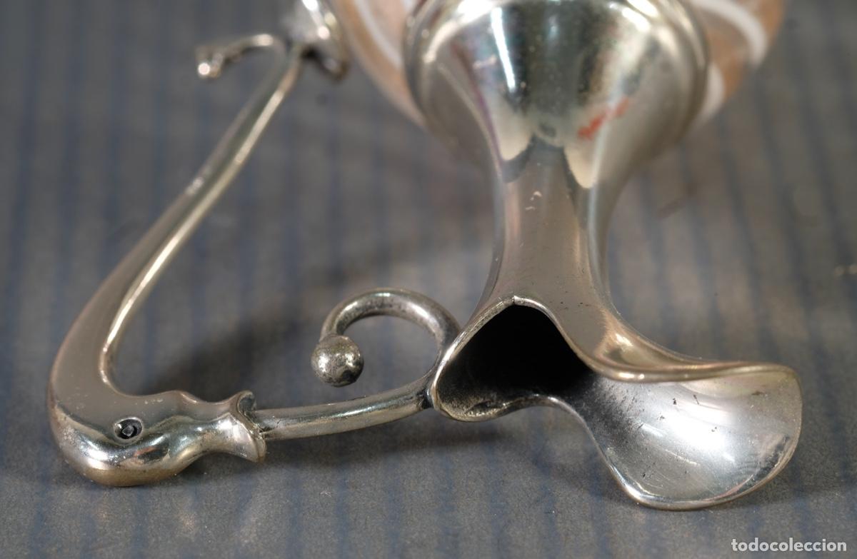 Antig&uuml;edades: Jarra en cristal de Murano y plata - Foto 8