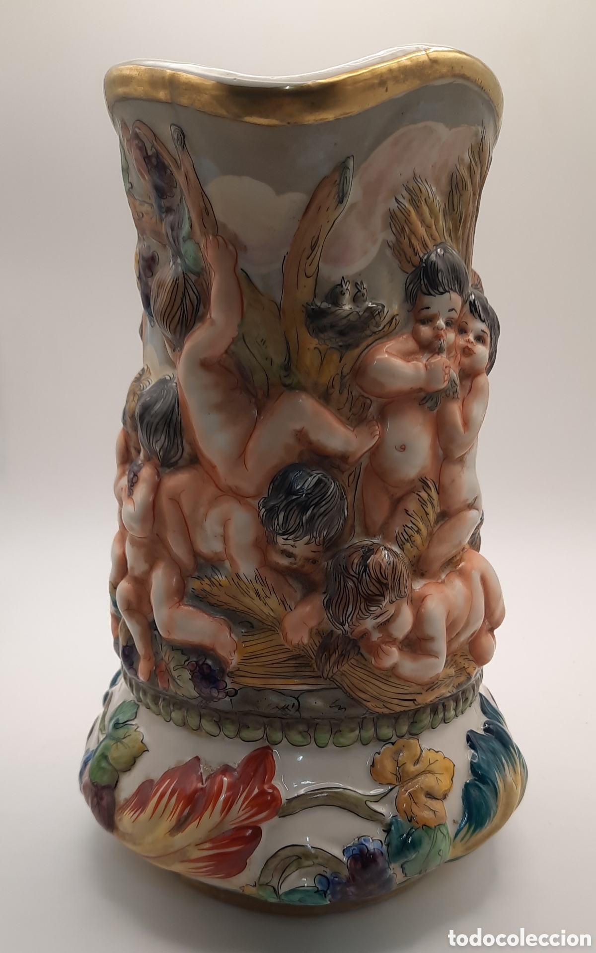 Antig&uuml;edades: JARRA ESTILO CAPODIMONTE / J. M&ordf; ALVAREZ - Foto 3
