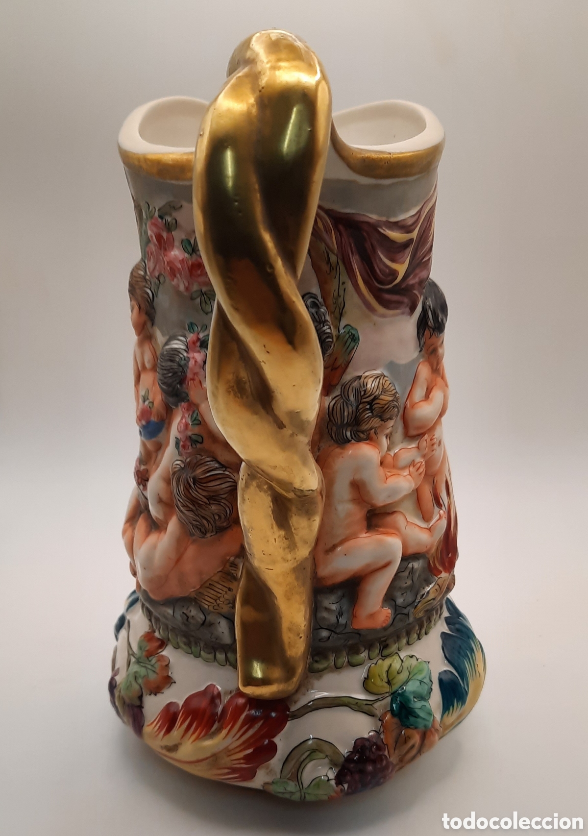 Antig&uuml;edades: JARRA ESTILO CAPODIMONTE / J. M&ordf; ALVAREZ - Foto 4