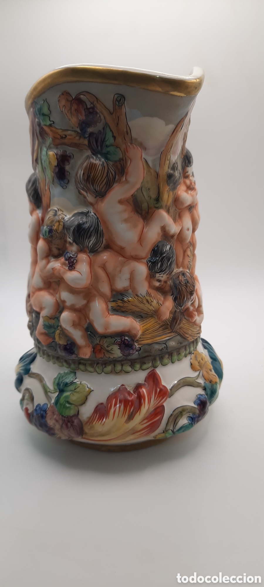 Antig&uuml;edades: JARRA ESTILO CAPODIMONTE / J. M&ordf; ALVAREZ - Foto 7