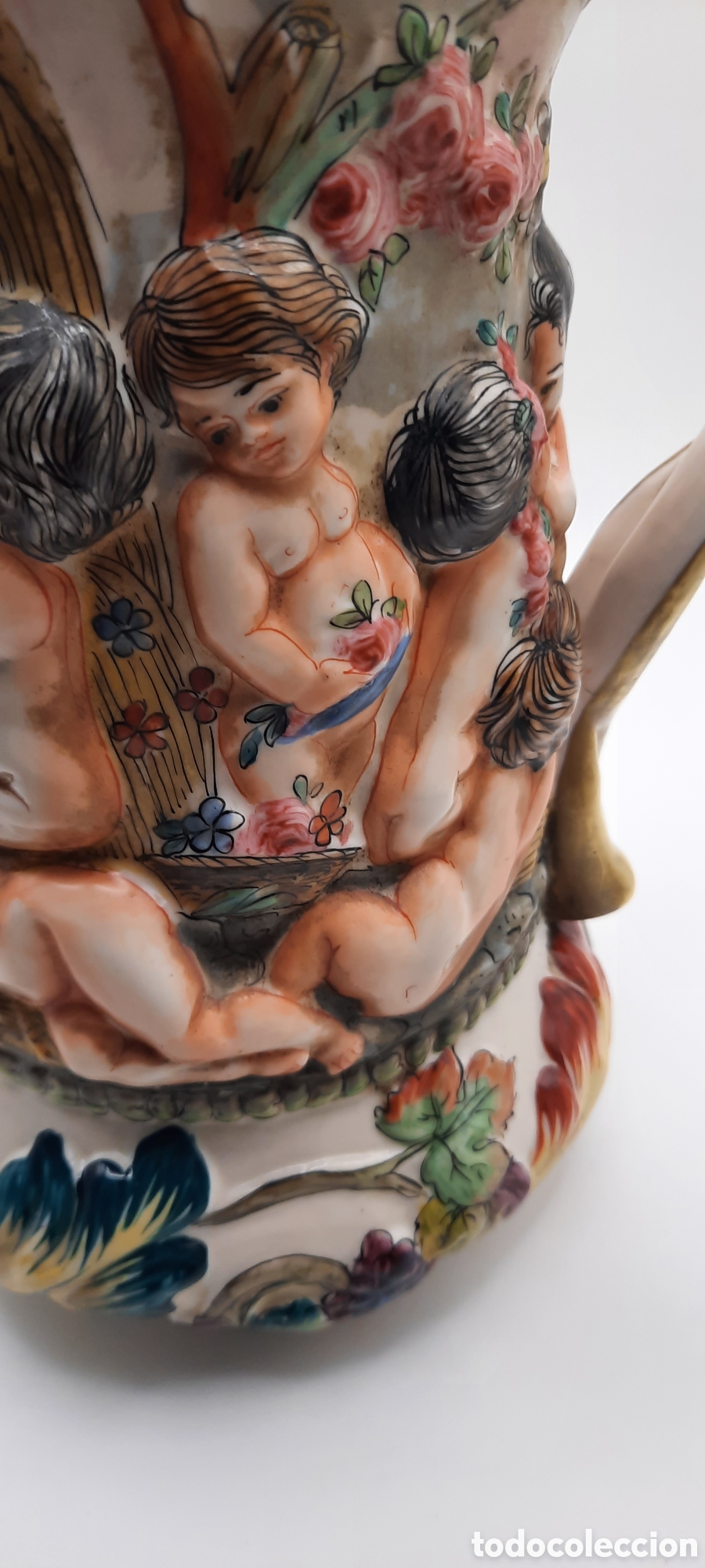 Antig&uuml;edades: JARRA ESTILO CAPODIMONTE / J. M&ordf; ALVAREZ - Foto 9