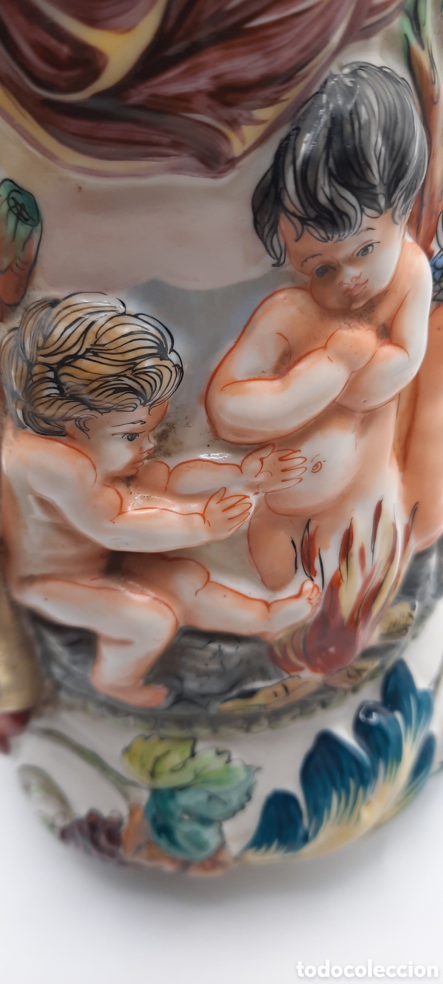 Antig&uuml;edades: JARRA ESTILO CAPODIMONTE / J. M&ordf; ALVAREZ - Foto 10