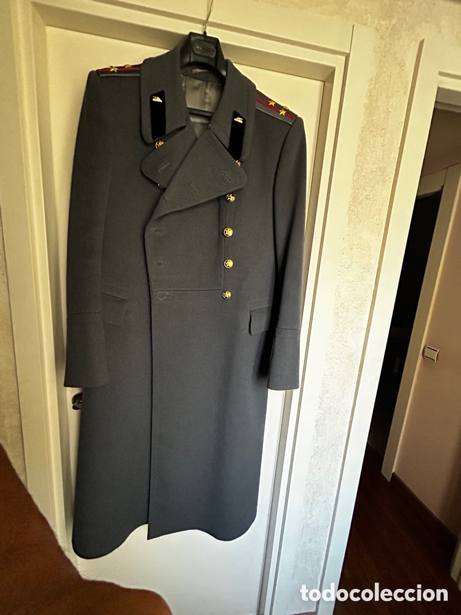 Antig&uuml;edades: Abrigo capit&aacute;n ruso original URSS - Foto 2