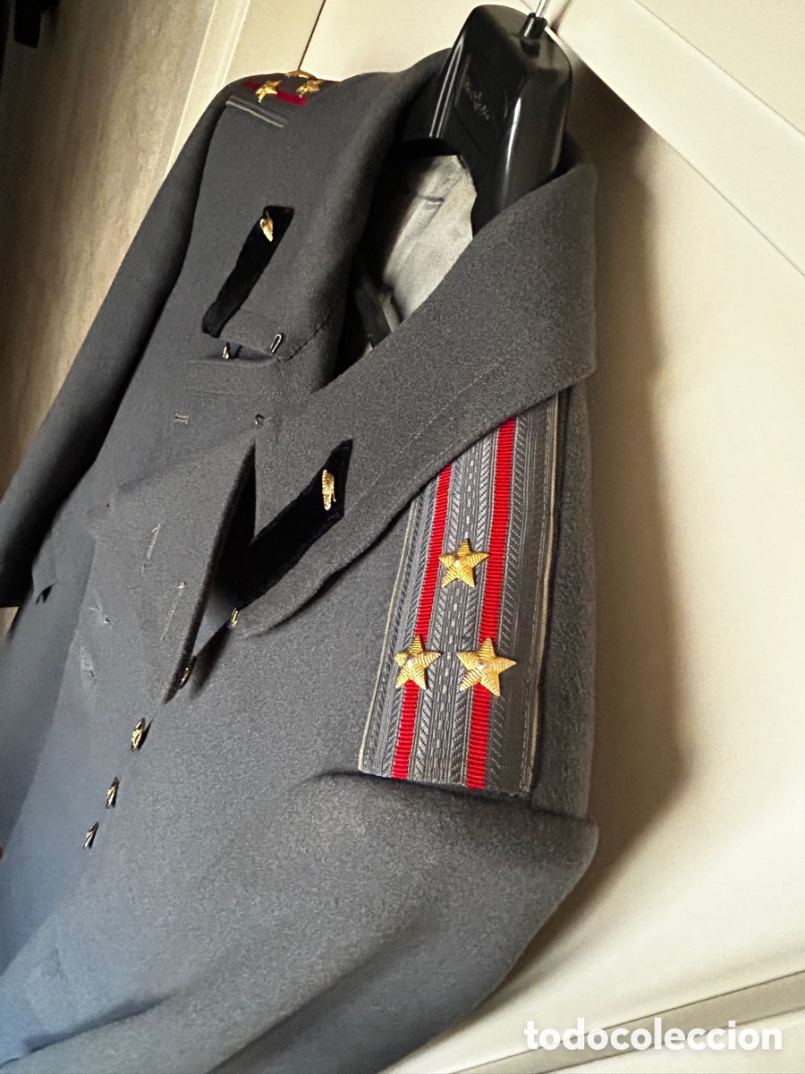 Antig&uuml;edades: Abrigo capit&aacute;n ruso original URSS - Foto 5