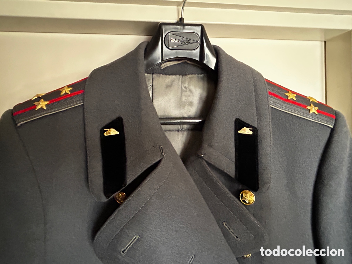 Antig&uuml;edades: Abrigo capit&aacute;n ruso original URSS - Foto 1