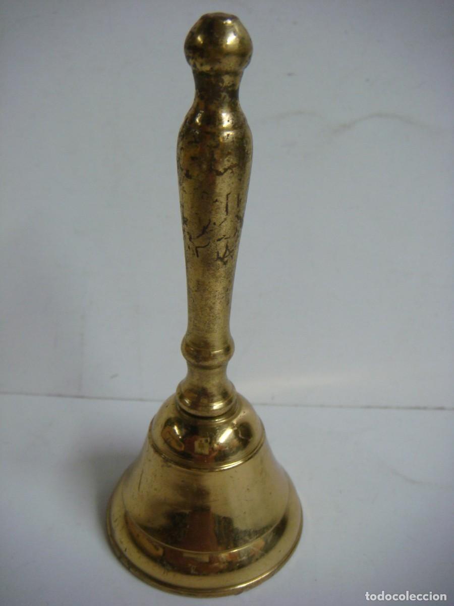Antig&uuml;edades: CAMPANILLA EN LATON-CAJ-N&ordm;-79 - Foto 1