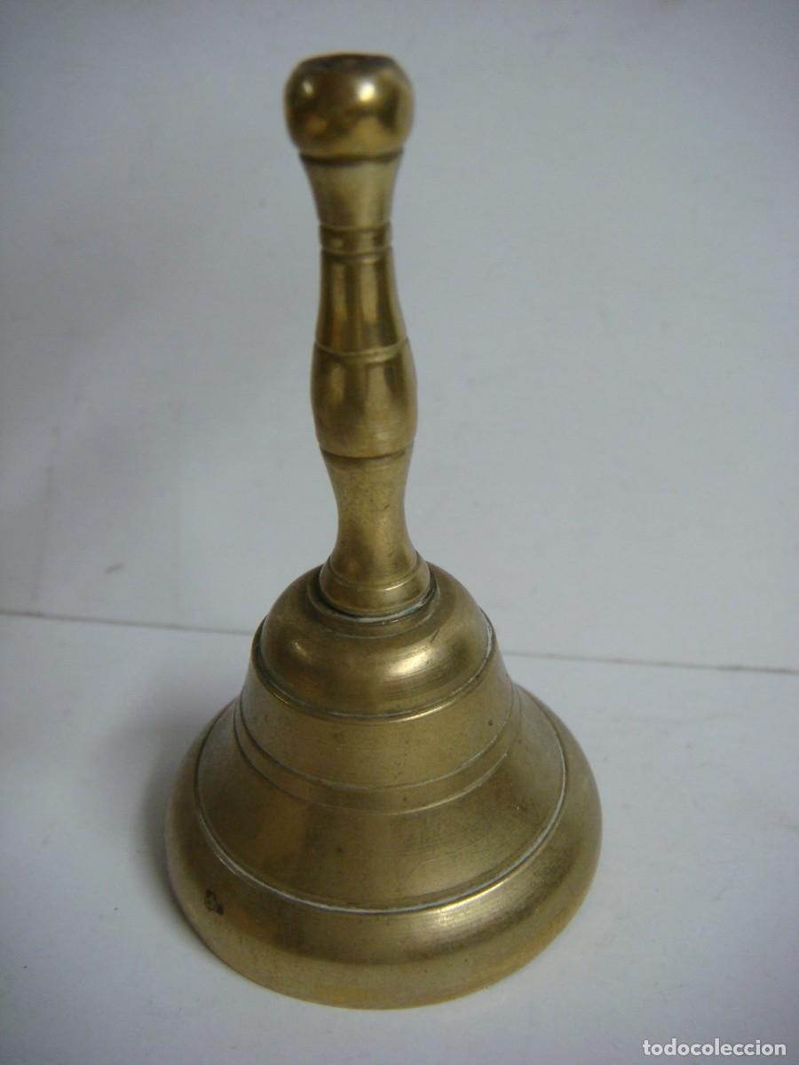 Antig&uuml;edades: CAMPANILLA EN LATON-CAJ-N&ordm;-79 - Foto 1