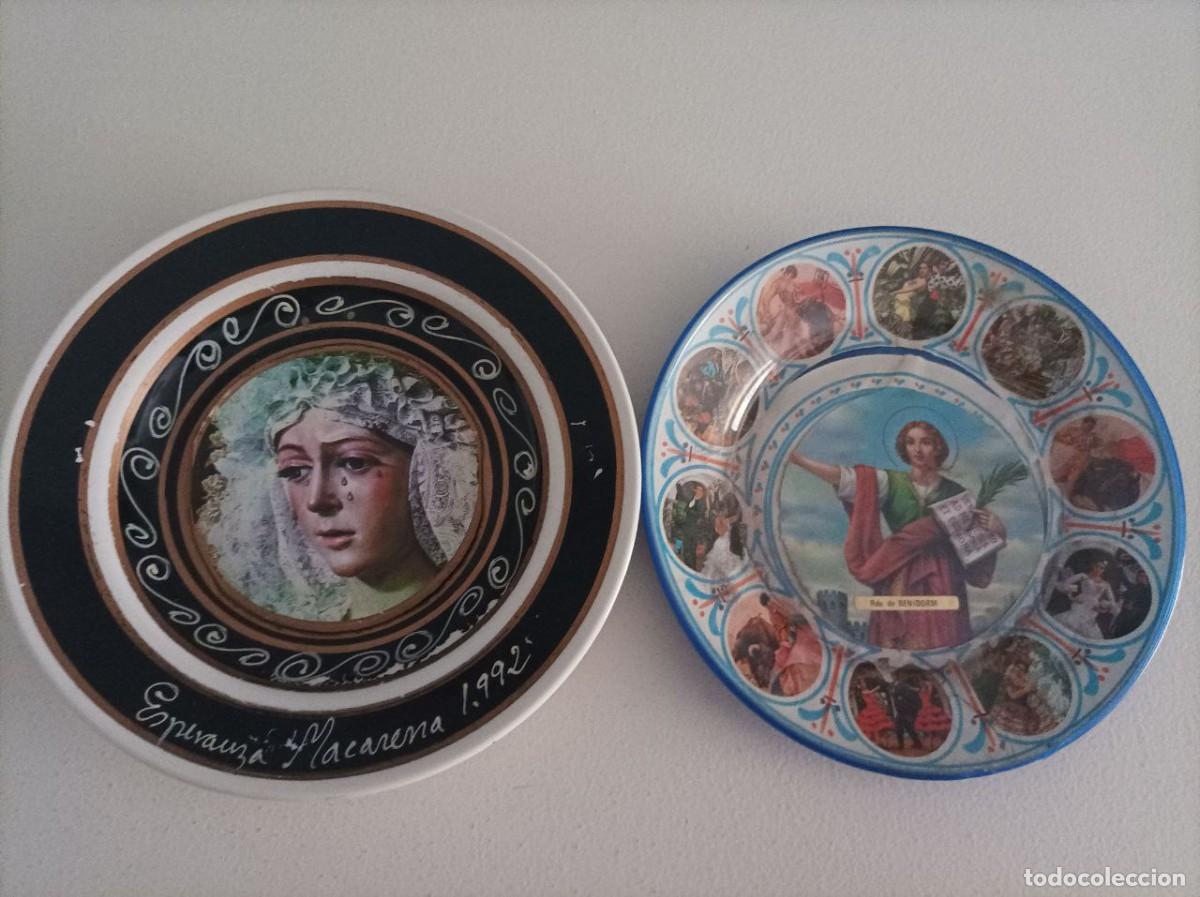 Antig&uuml;edades: Plato Cristo Monasterio de la R&aacute;bida Huelva - Foto 2