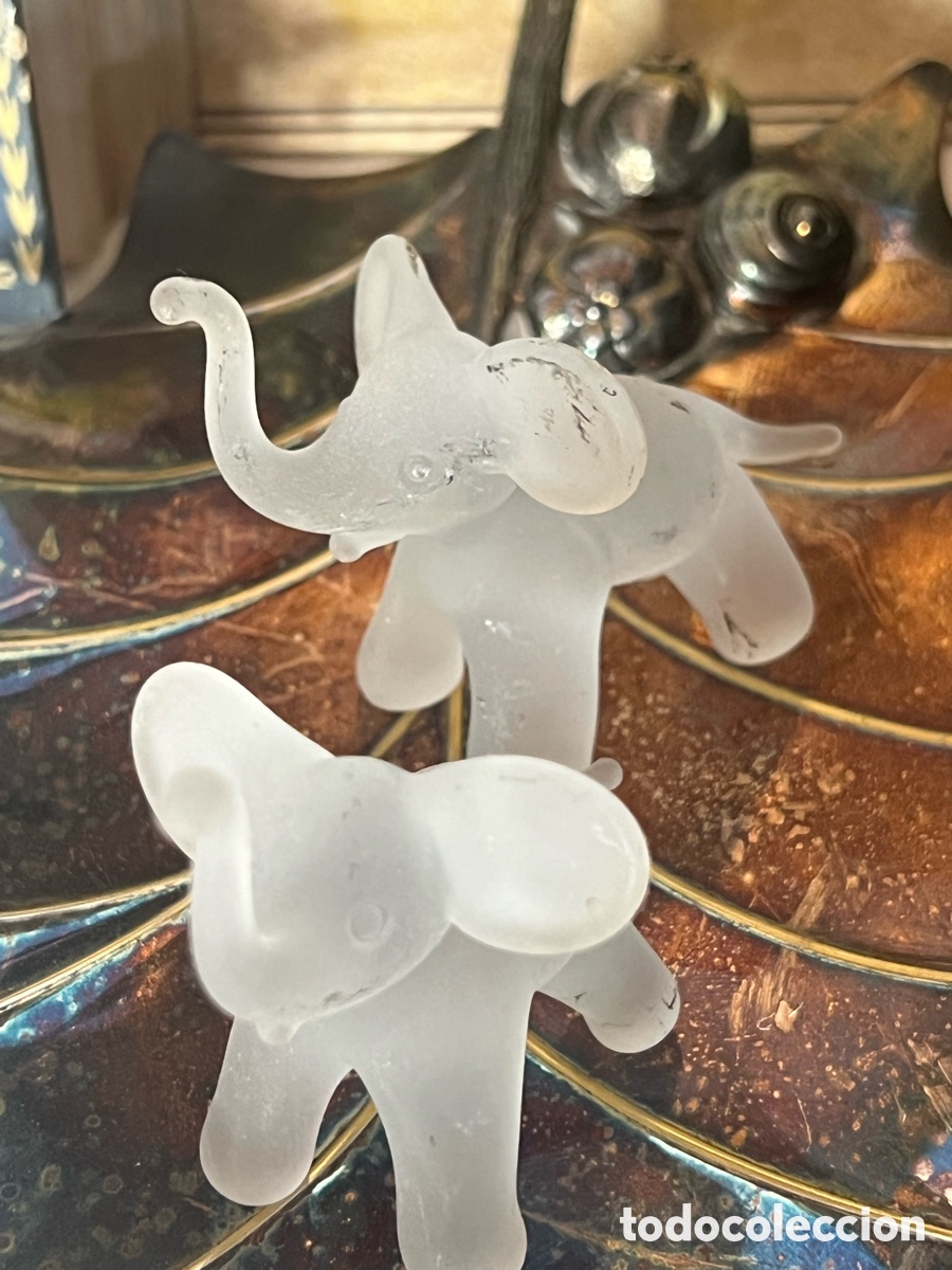 Antig&uuml;edades: ELEFANTES DE CRISTAL - Foto 1