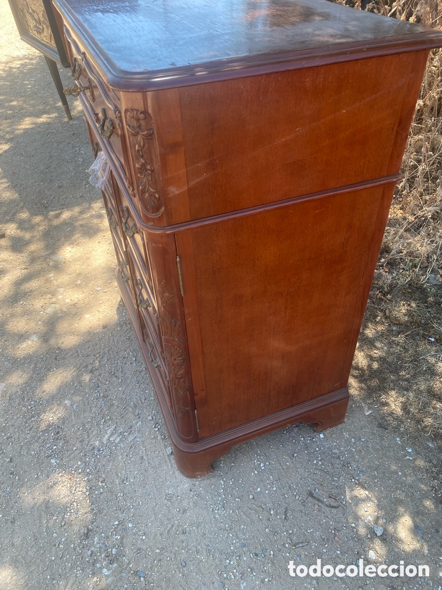 Antig&uuml;edades: Cubertero en madera y cajones - Foto 3