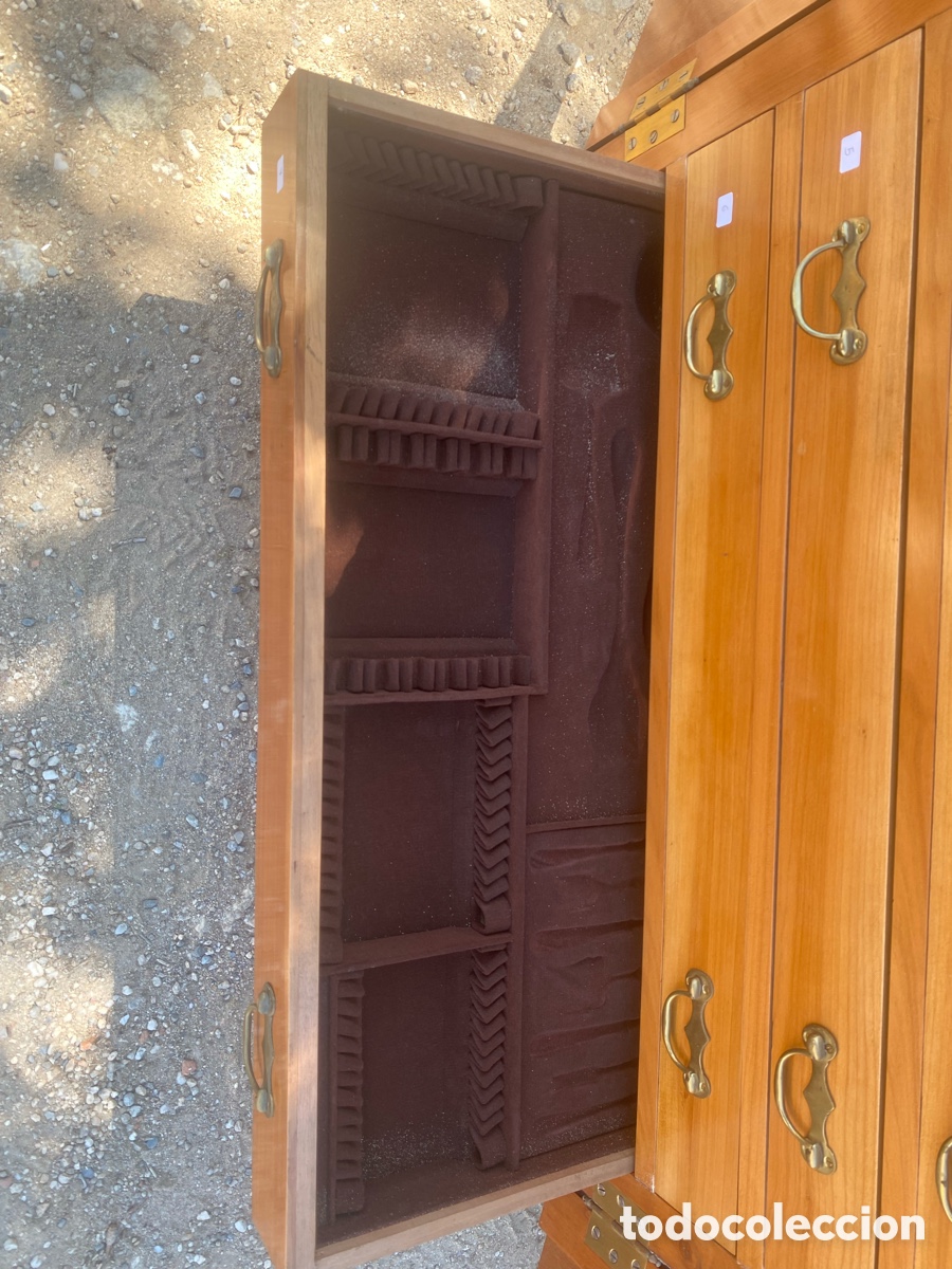 Antig&uuml;edades: Cubertero en madera y cajones - Foto 15