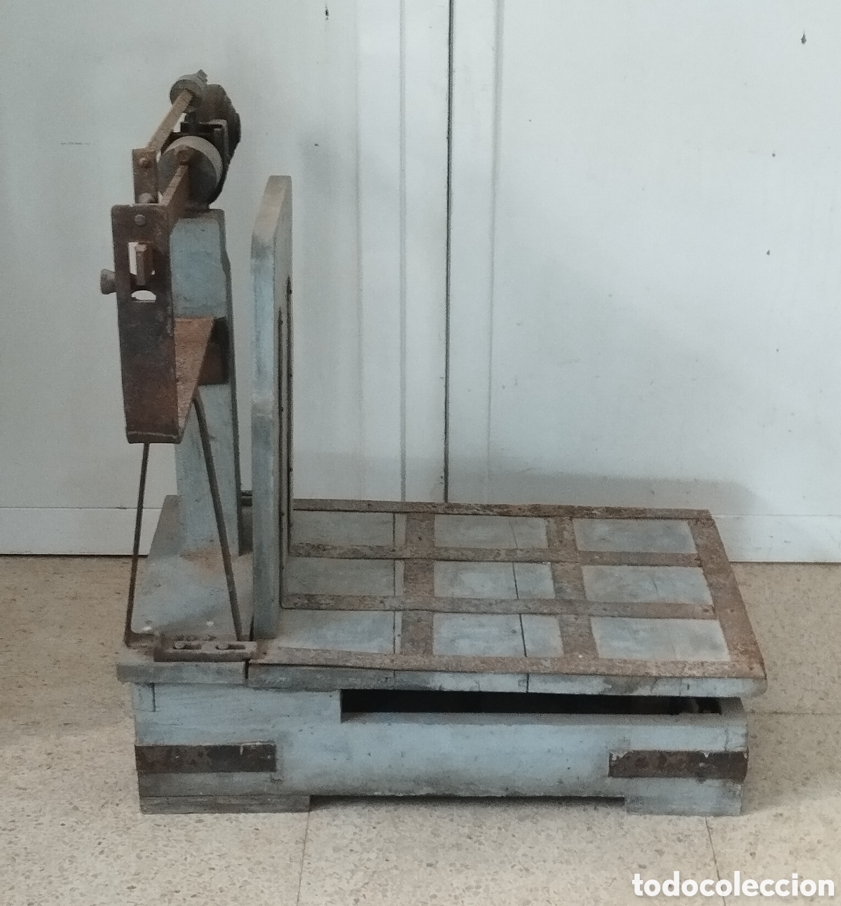 Antig&uuml;edades: B&aacute;scula de plataforma 125Kg - Foto 2