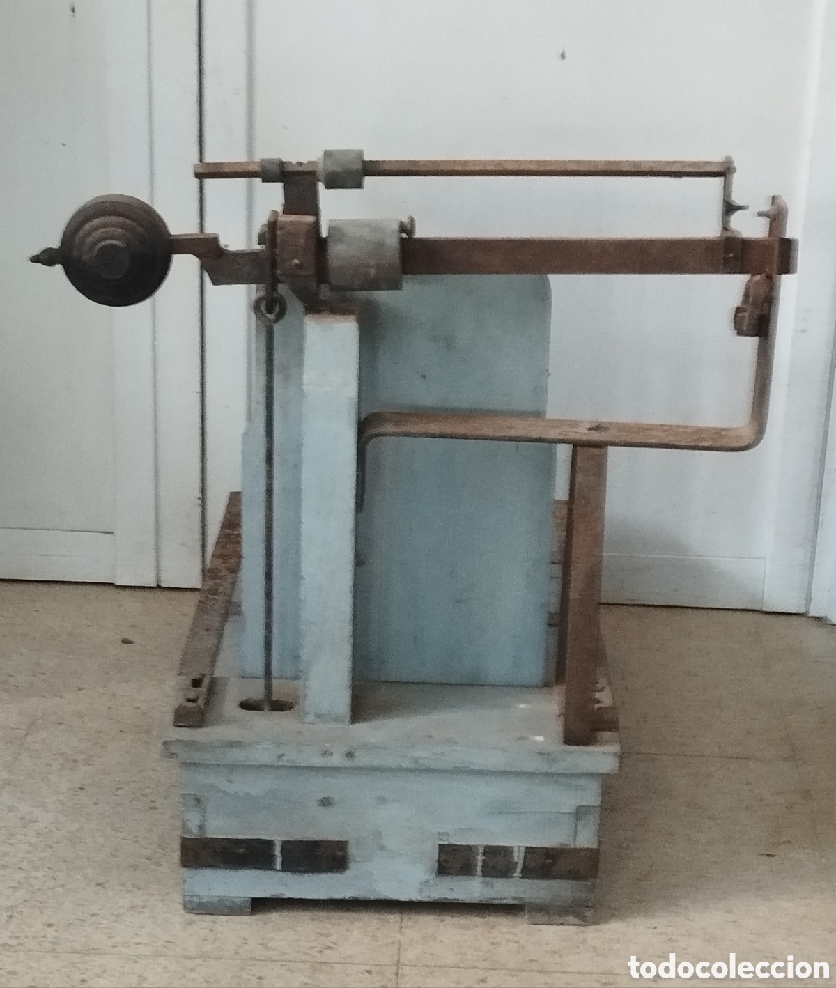Antig&uuml;edades: B&aacute;scula de plataforma 125Kg - Foto 7