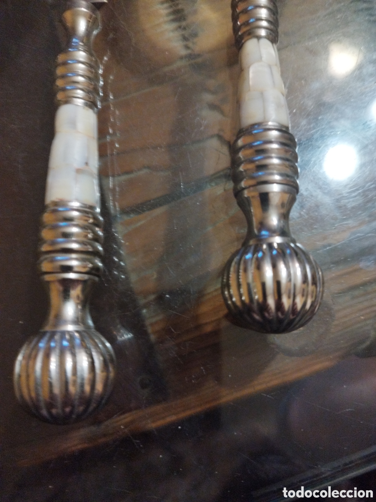 Antig&uuml;edades: Juego de lupa y abrecartas - Foto 5