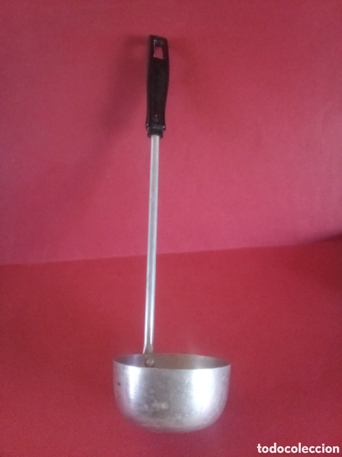 Antig&uuml;edades: CAZO DE SERVIR DE ALUMINIO - CUCHAR&Oacute;N - Foto 2