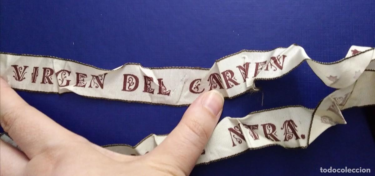 Antig&uuml;edades: ESCAPULARIO DE LA COFRAD&Iacute;A DE LA VIRGEN DEL CARMEN - Foto 5