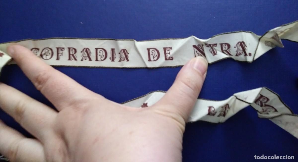 Antig&uuml;edades: ESCAPULARIO DE LA COFRAD&Iacute;A DE LA VIRGEN DEL CARMEN - Foto 6