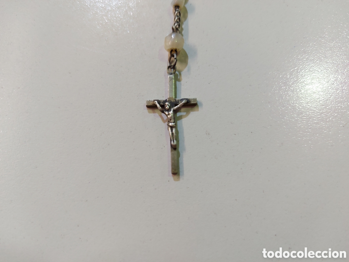 Antig&uuml;edades: Rosario bolsa piel original - Foto 3