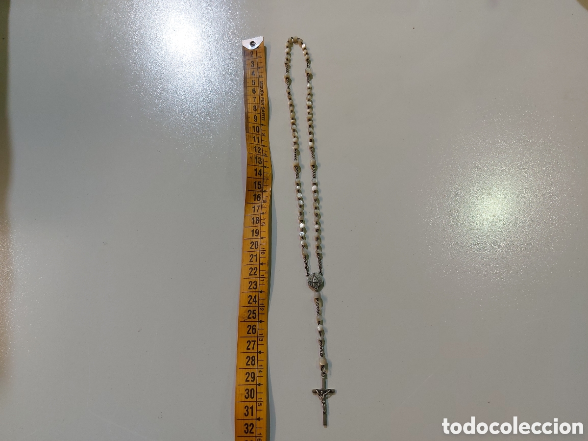 Antig&uuml;edades: Rosario bolsa piel original - Foto 1