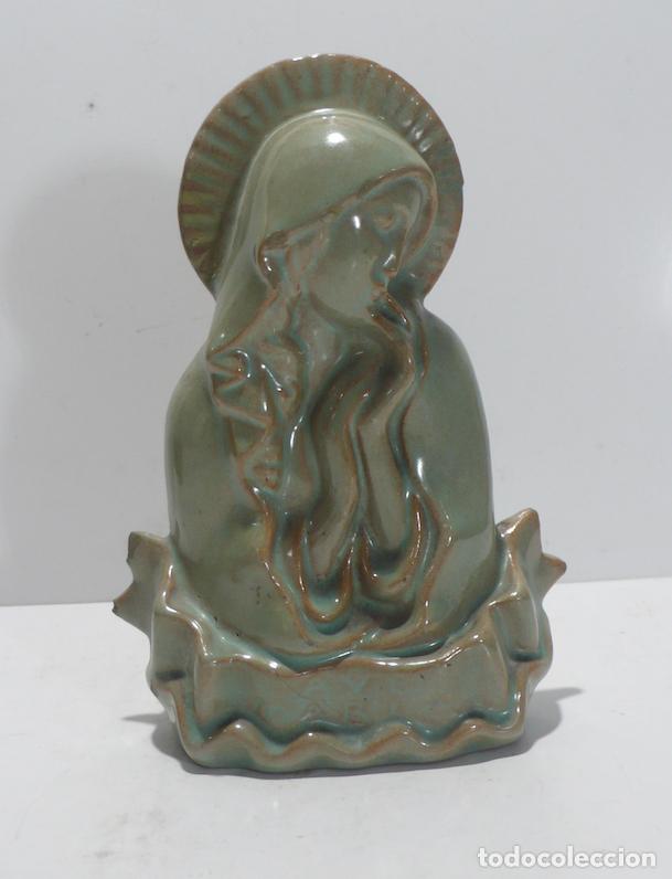 Antig&uuml;edades: CERAMICA DE VIRGEN ESMALTADA - Foto 1
