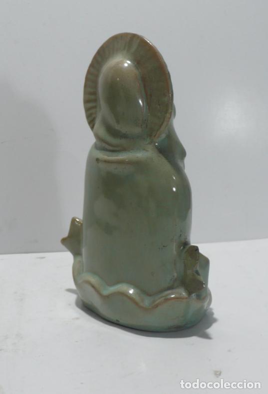 Antig&uuml;edades: CERAMICA DE VIRGEN ESMALTADA - Foto 3