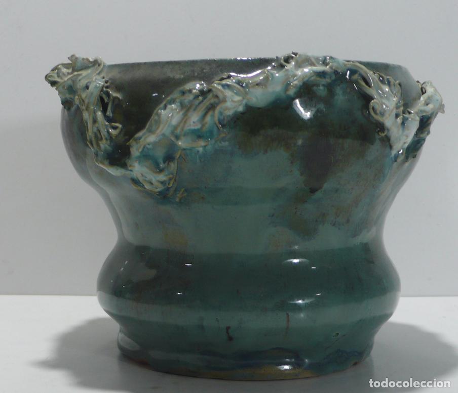 Antig&uuml;edades: CUENCO DE CERAMICA ESMALTADA - Foto 3