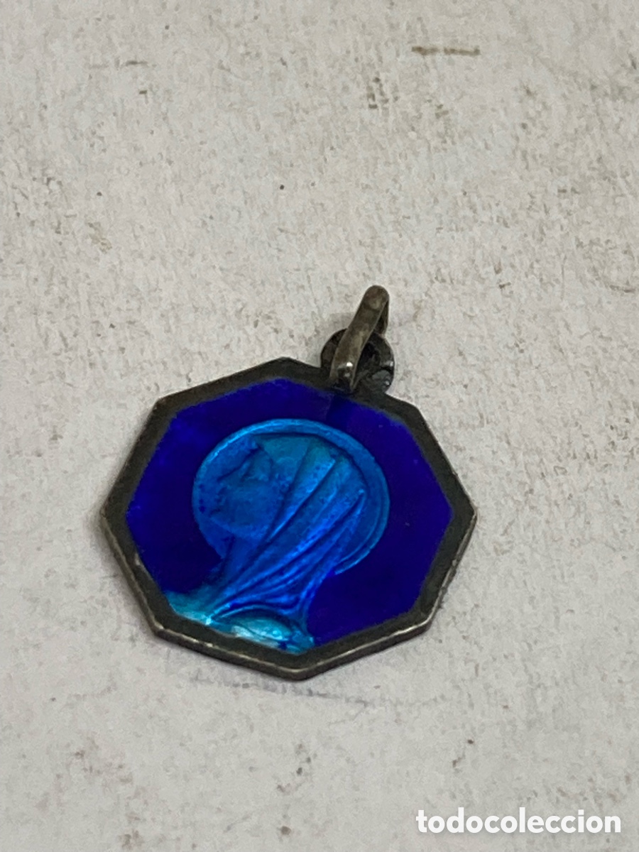 Antig&uuml;edades: Medalla de plata religiosa C247 - Foto 1