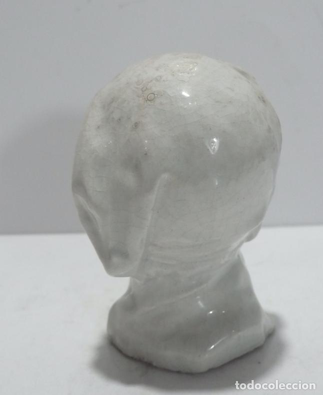 Antig&uuml;edades: PEQUE&Ntilde;A CABEZA EN PORCELANA - Foto 4