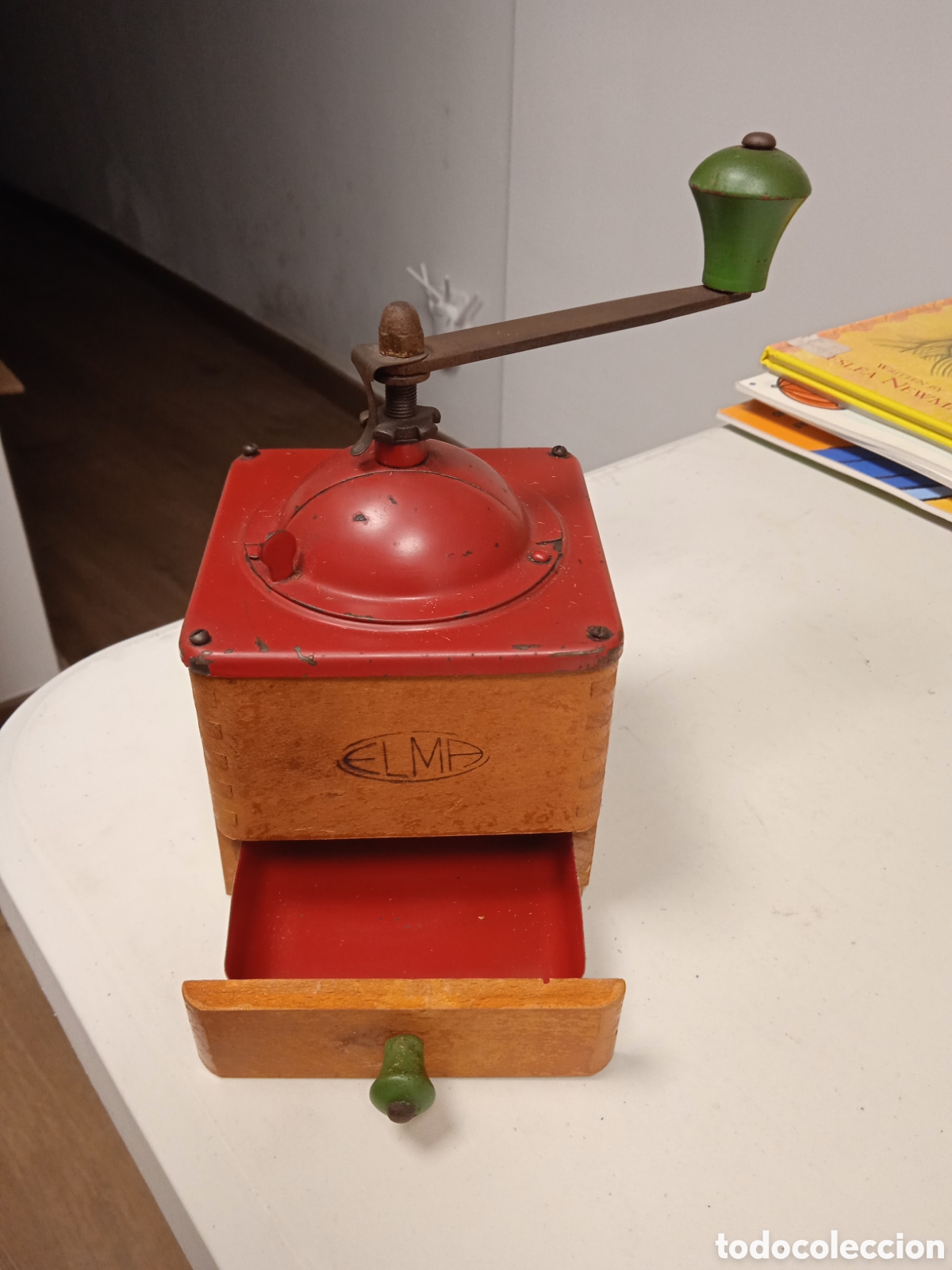Antig&uuml;edades: Molinillo de caf&eacute; peque&ntilde;o ELMA - Foto 2