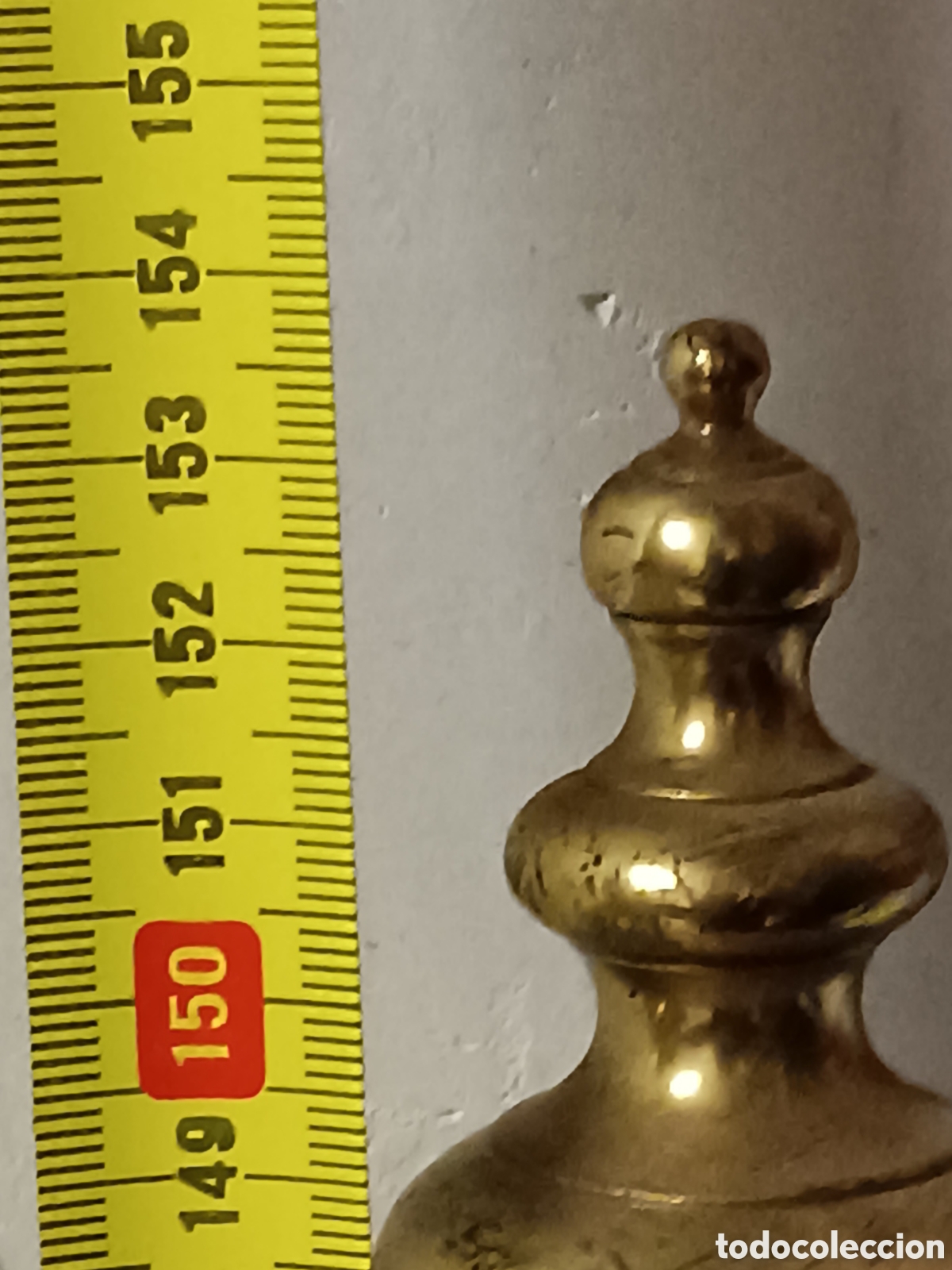 Antig&uuml;edades: Cabecero antiguo de hierro fundido y bronce - Foto 8