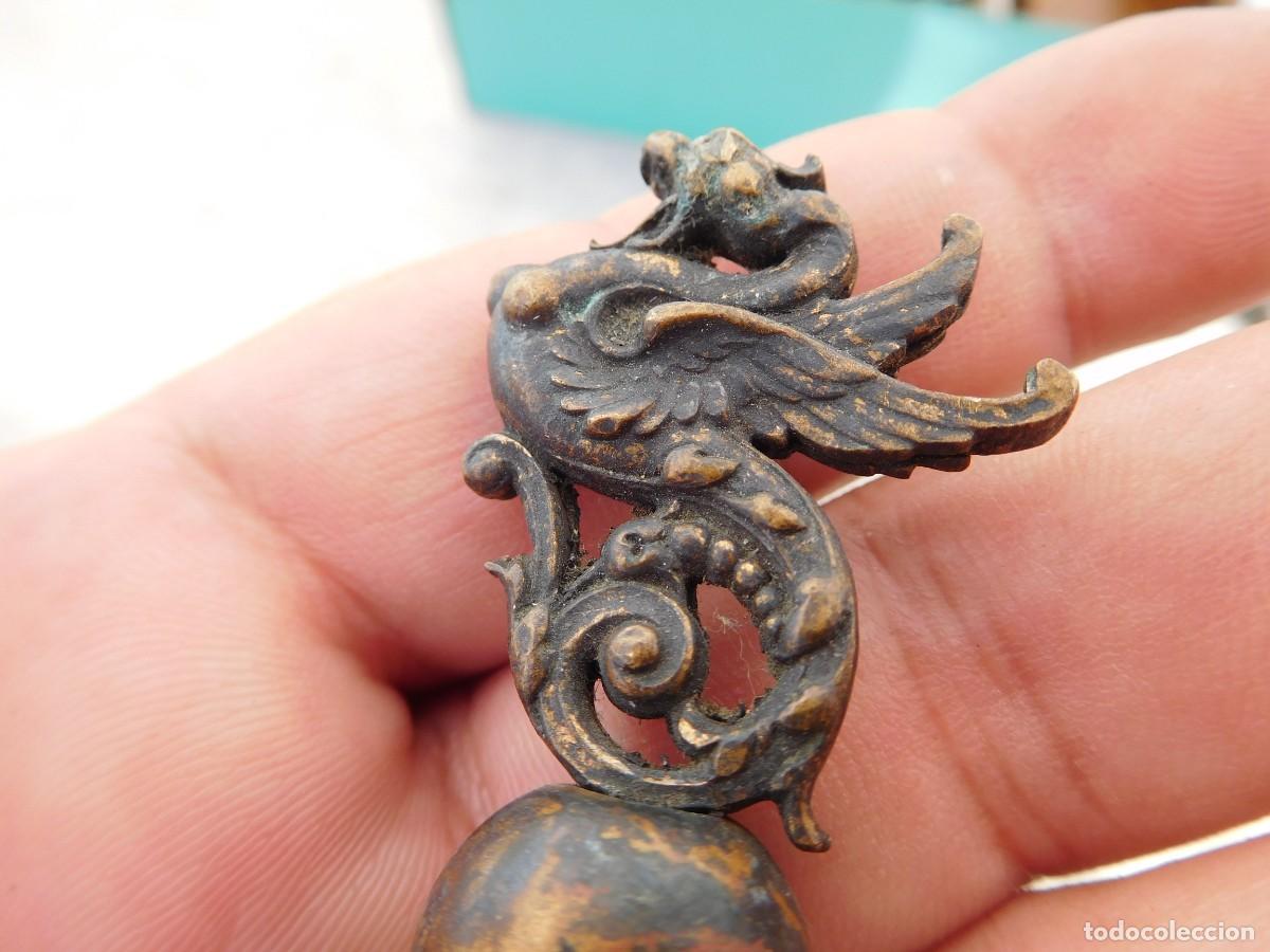 Antig&uuml;edades: Sello antiguo de bronce drag&oacute;n - Foto 4