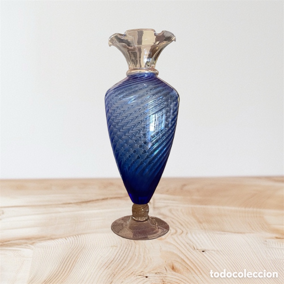 Antig&uuml;edades: Vaso cristalleria etruria - Foto 2