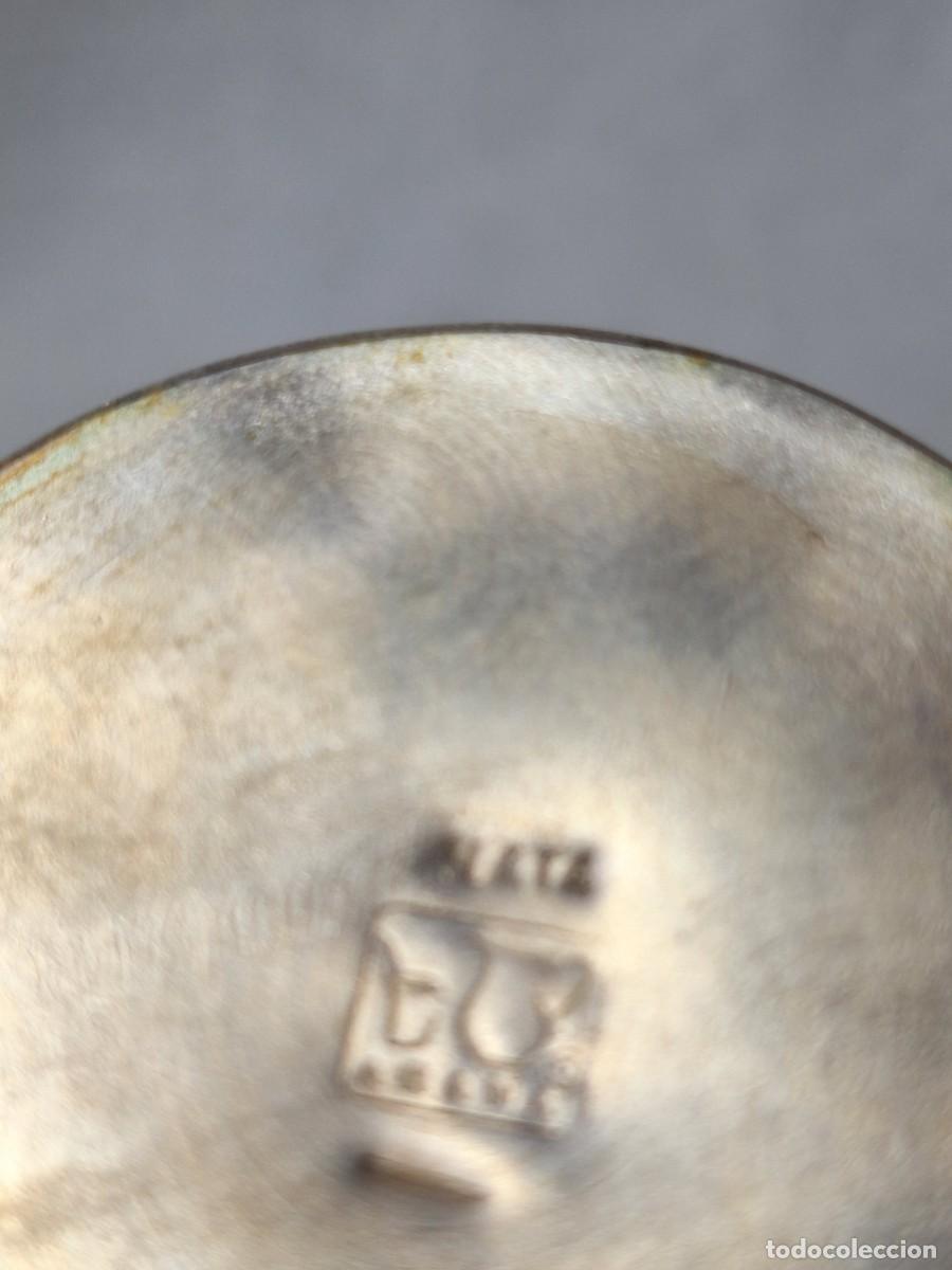 Antig&uuml;edades: Juego de mate plata y asta. - Foto 4