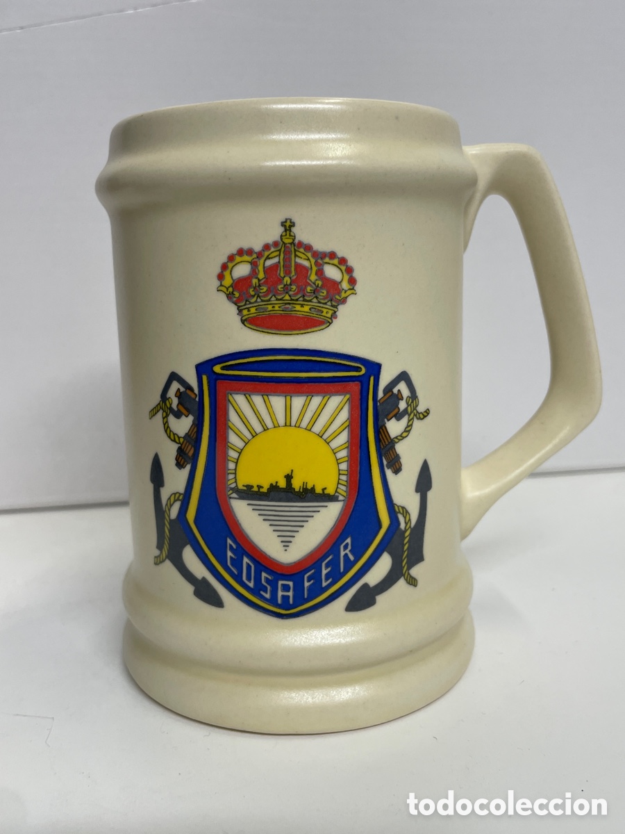 Antig&uuml;edades: JARRA DE CERAMICA MILITAR. EOSAFER. - Foto 1