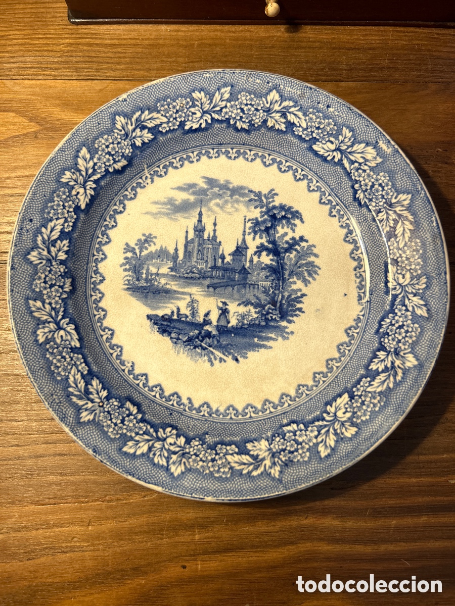 Antig&uuml;edades: Plato de sargadelos tercera &eacute;poca - Foto 1