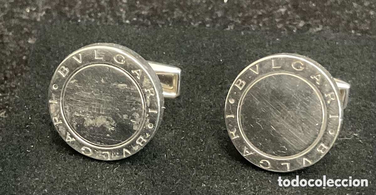Antig&uuml;edades: Gemelos de plata Bulgari - Foto 6