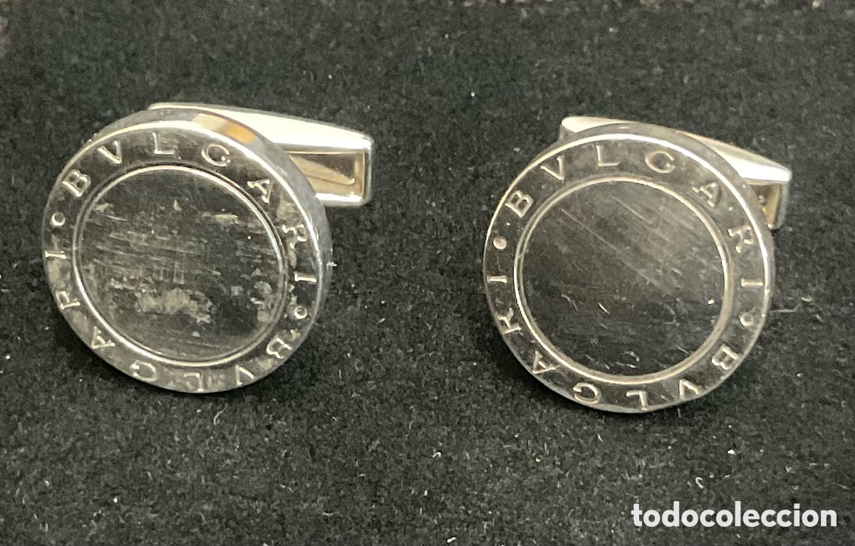 Antig&uuml;edades: Gemelos de plata Bulgari - Foto 7